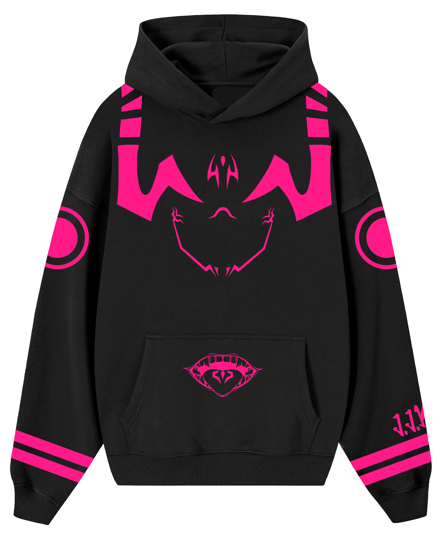 Hoodie/ Canguro- Sukuna Fucsia