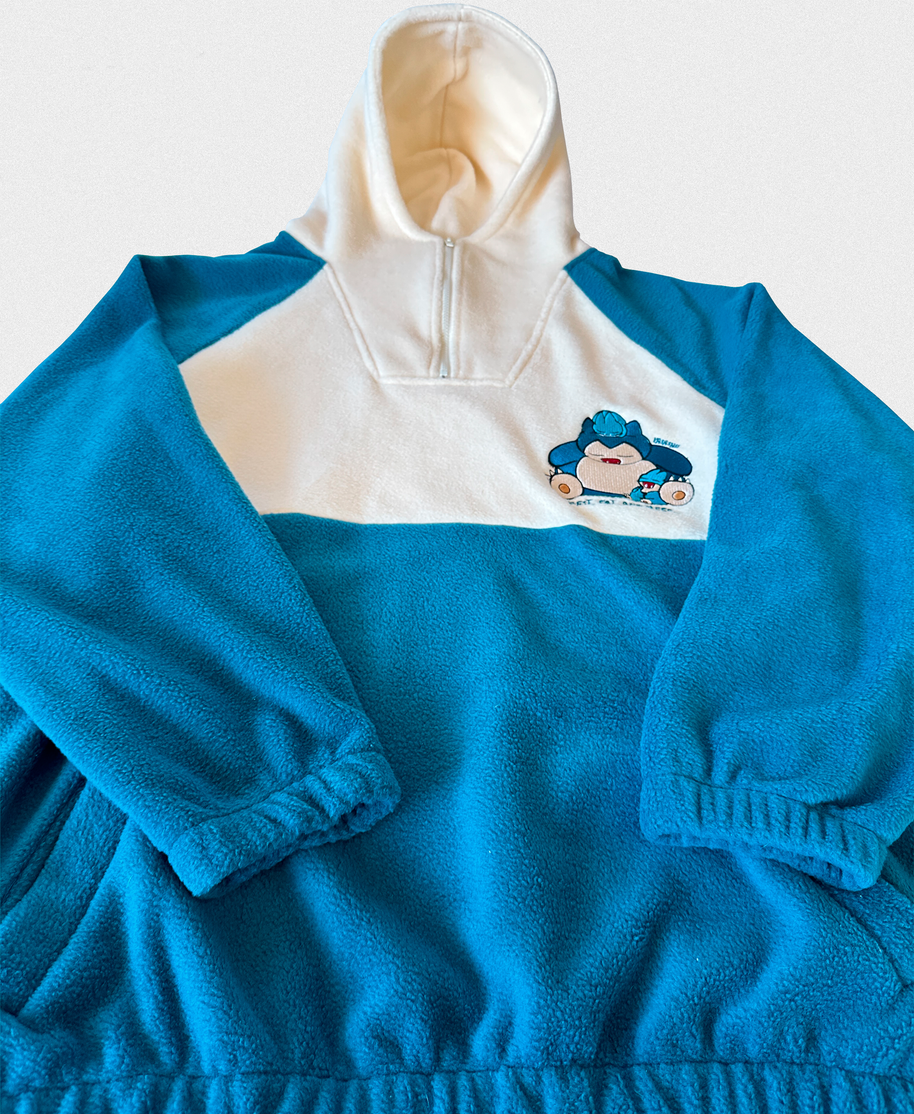 HOODIE/CANGURO POLAR BICOLOR SNORLAX - E. LIMITADA