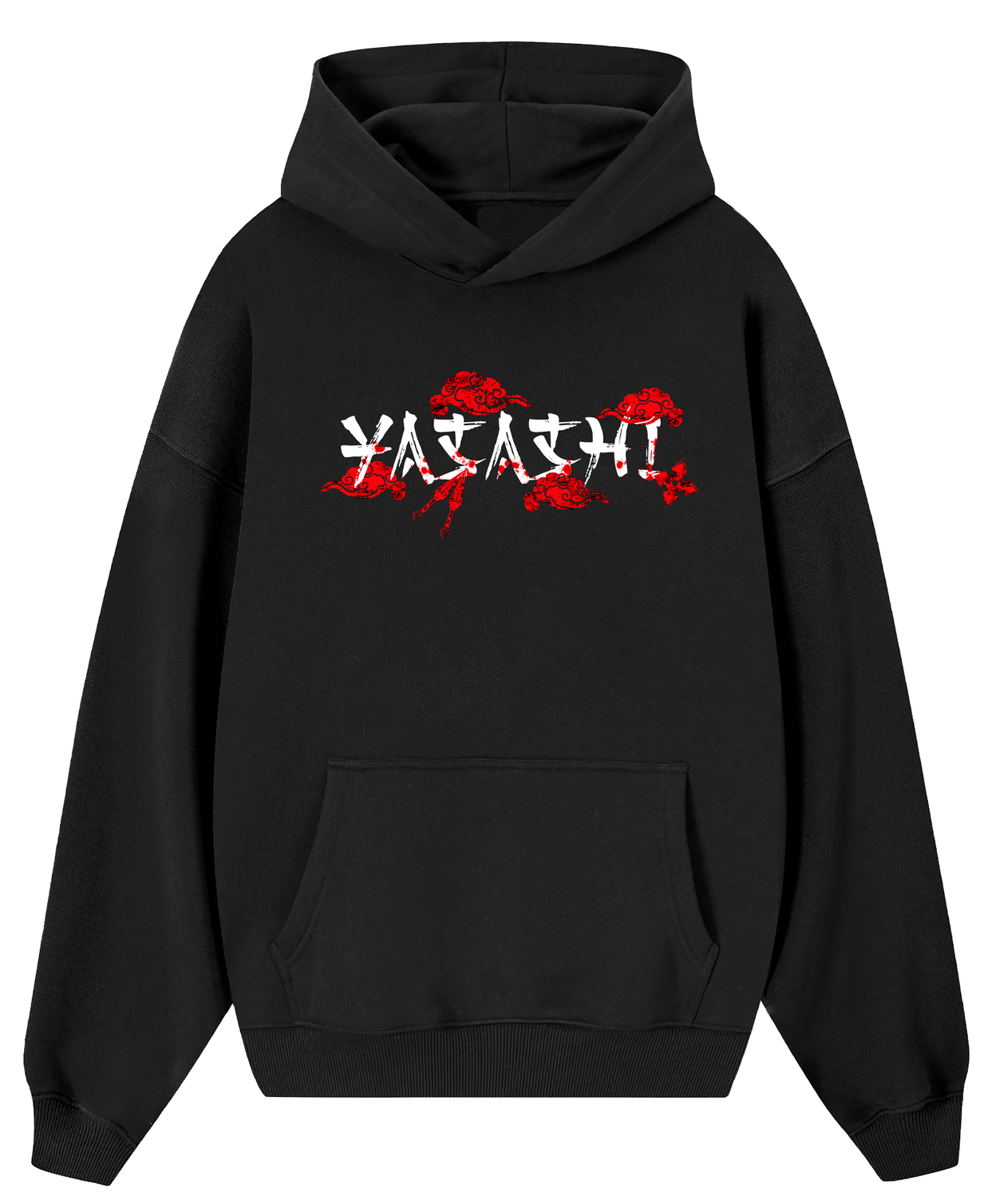 Hoodie/Canguro Negro - Oni Snake