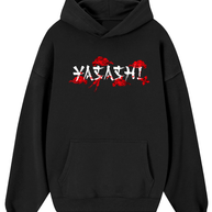 Hoodie/Canguro Negro - Oni Snake