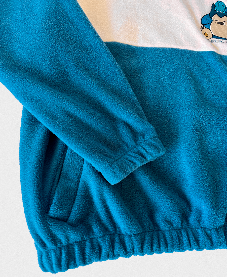 HOODIE/CANGURO POLAR BICOLOR SNORLAX - E. LIMITADA
