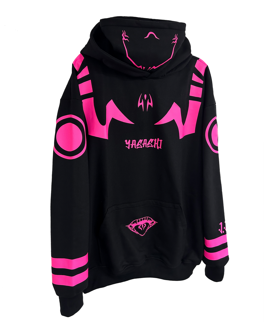 Hoodie/ canguro negro - Sukuna LIGTH J.J.K