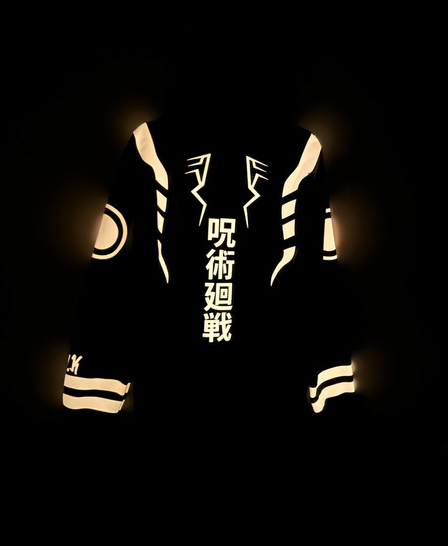 Hoodie/ canguro negro - Sukuna LIGTH J.J.K