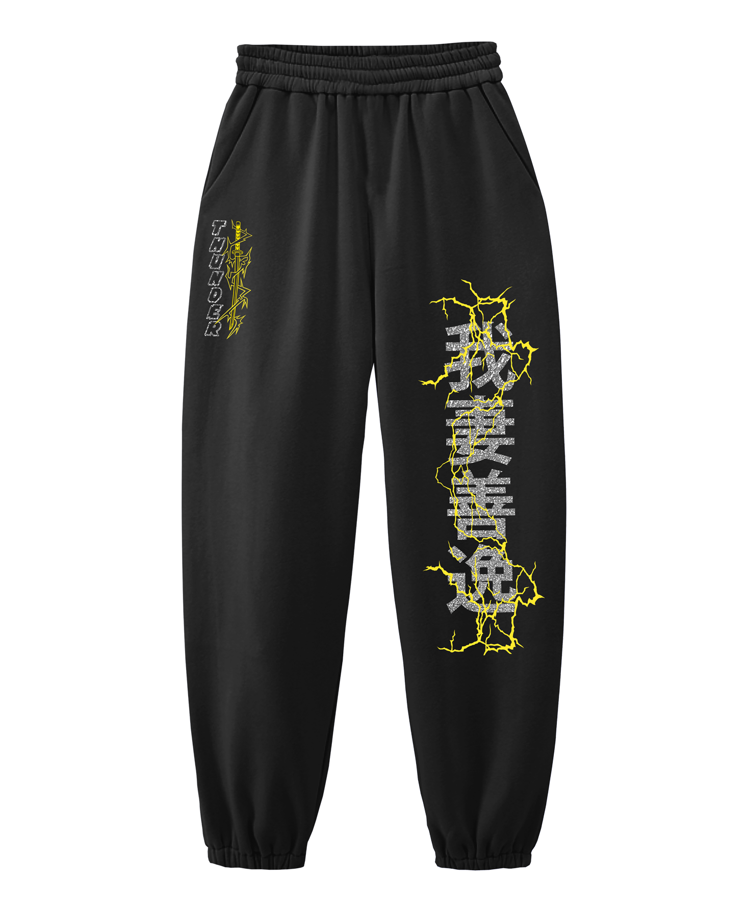 Jogger negro - Thunder Perlado K.N.Y