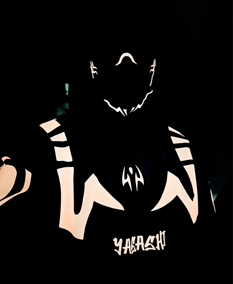 Hoodie/ canguro negro - Sukuna LIGTH J.J.K