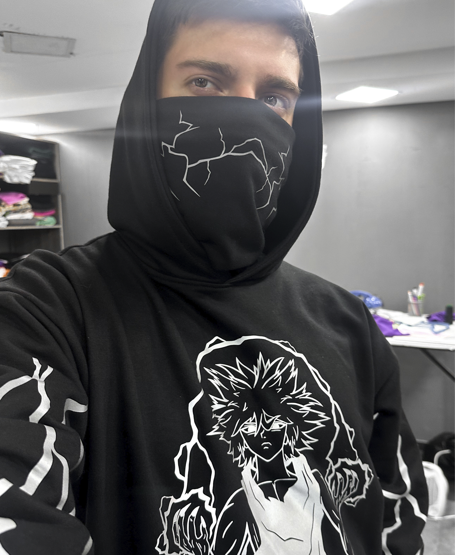 Hoodie/ Canguro Killua Reflectante H x H
