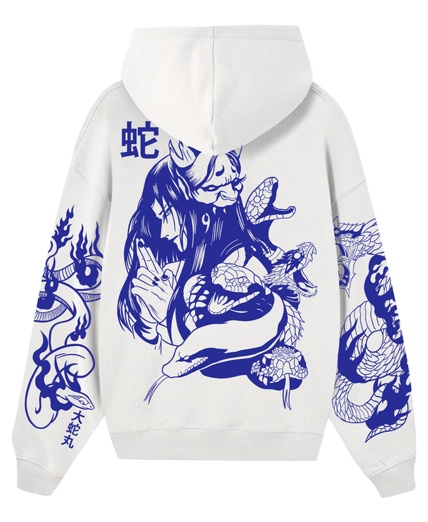 Hoodie/ Canguro Blanco -  Nija Oscuro Orochimaru