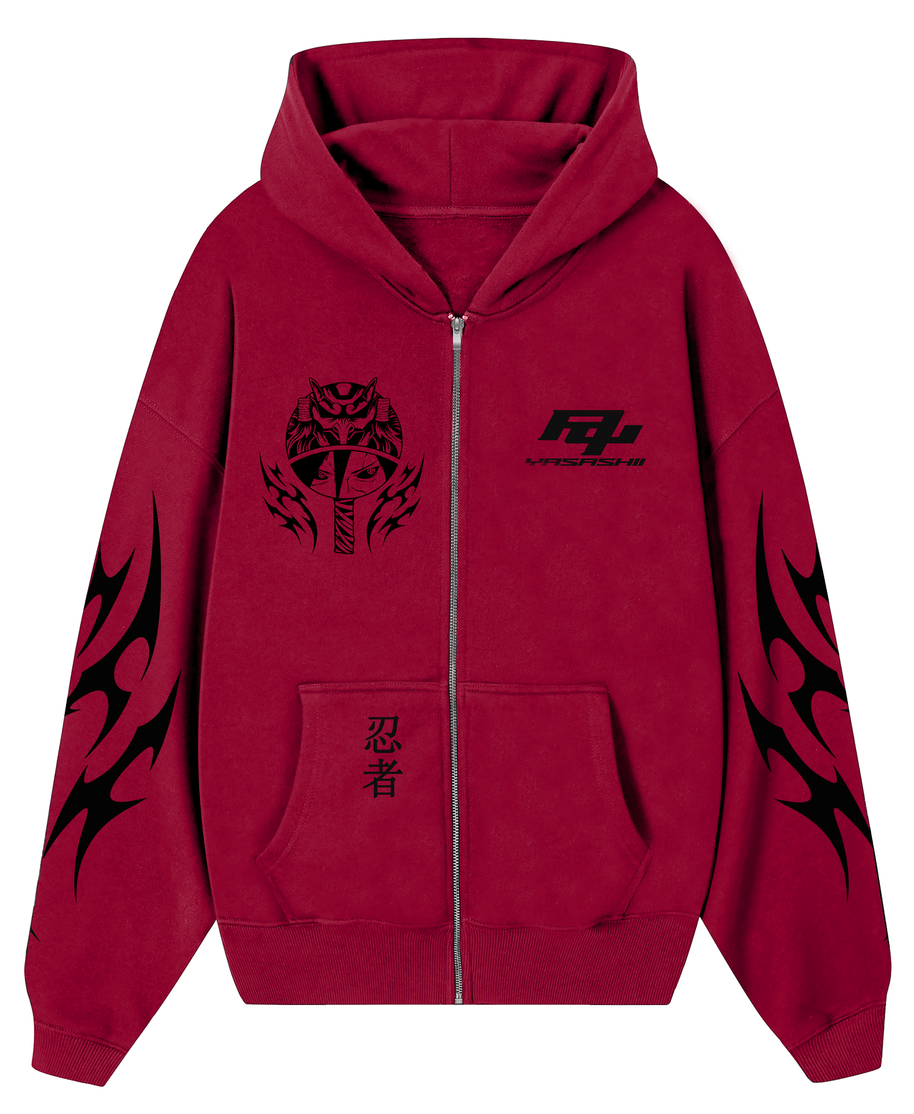 Hoodie/  canguro Zipper Madara - Naruto - rojo italiano