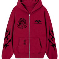 Hoodie/  canguro Zipper Madara - Naruto - rojo italiano