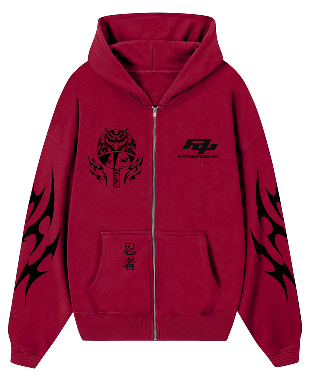 Hoodie/  canguro Zipper Madara - Naruto - rojo italiano