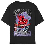 Polera Negra  ONI Snake