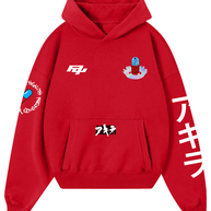 Hoodie/Canguro Rojo Akira - Boxy FIT