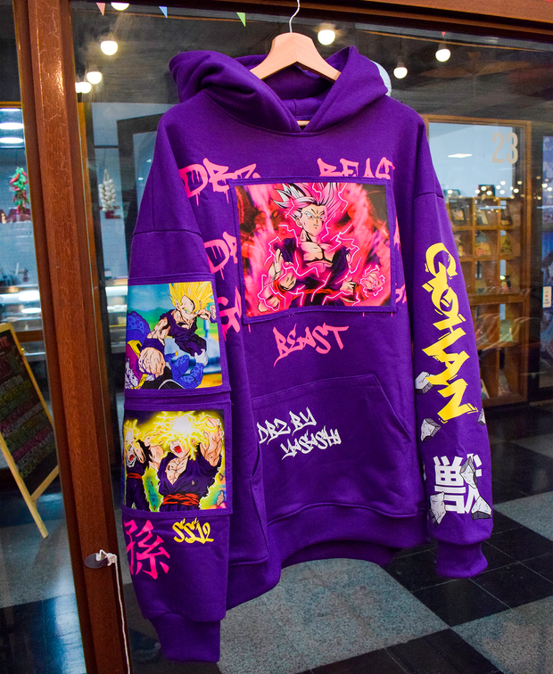 Hoodie/canguro - Gohan Best Morado - Edicion Especial