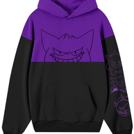 Hoodie /Canguro Bicolor Gengar
