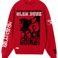 Poleron Cuello Polo Rojo Slam Dunk Team
