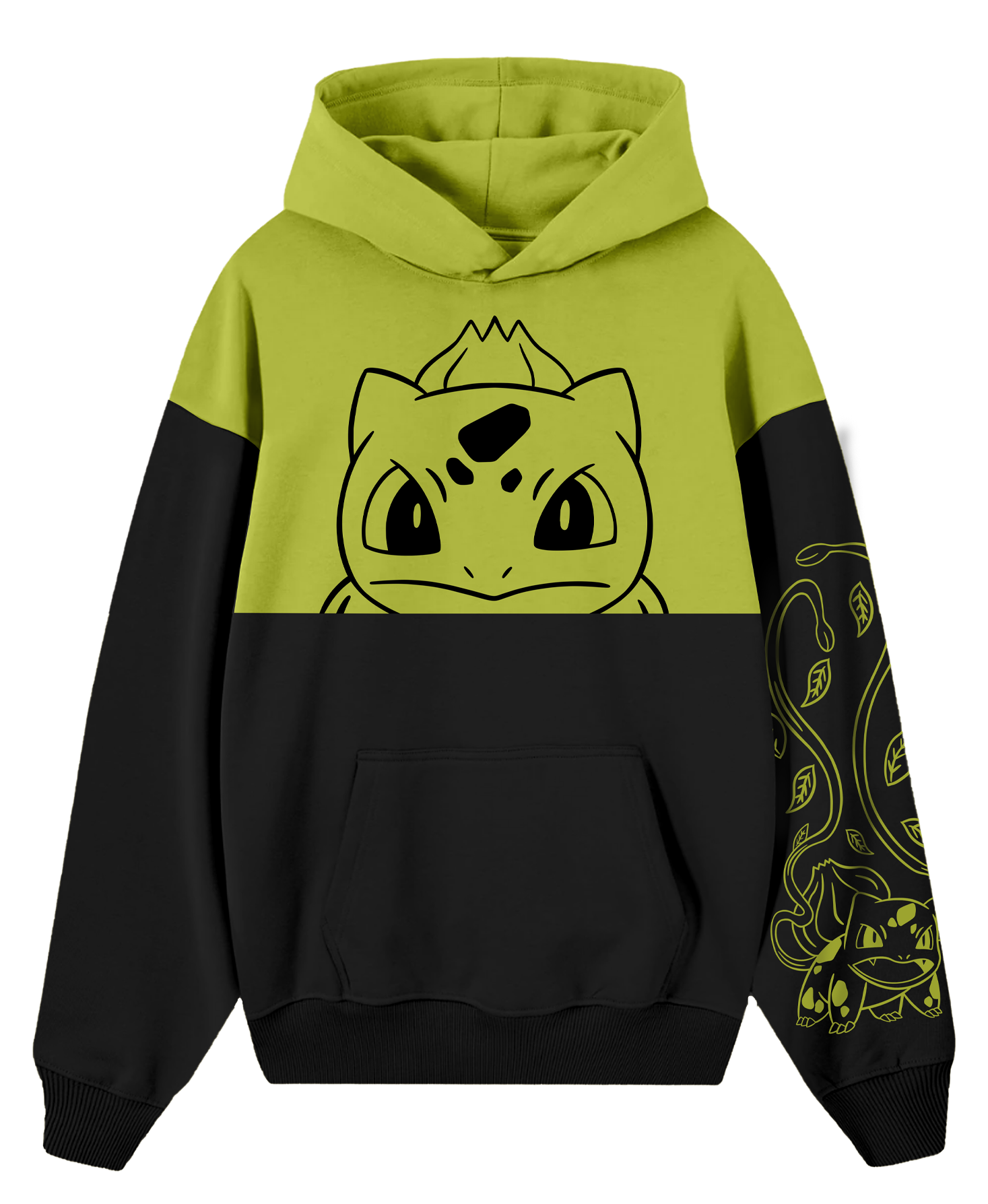 Hoodie / Canguro Bicolor Bulbasaur