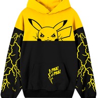 Hoodie /Canguro Bicolor Pikachu