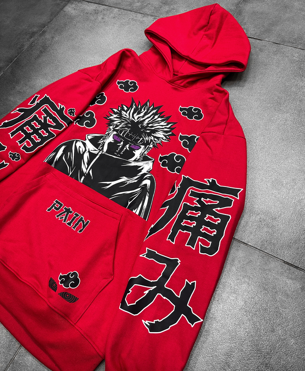Hoodie / Canguro Rojo  Pain Naruto