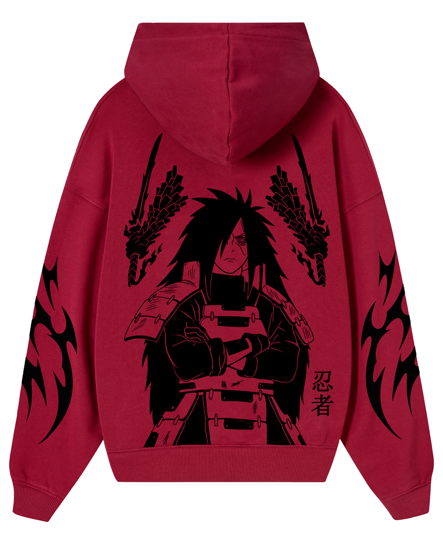 Hoodie/  canguro Zipper Madara - Naruto - rojo italiano