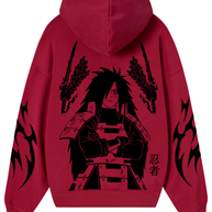 Hoodie/  canguro Zipper Madara - Naruto - rojo italiano