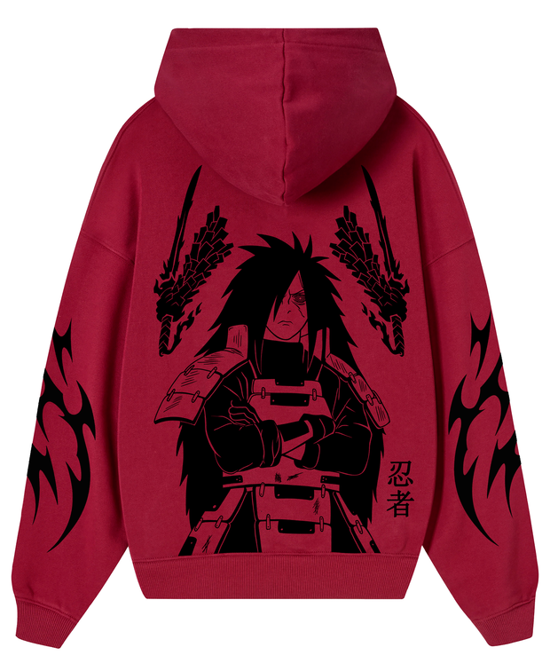 Hoodie/  canguro Zipper Madara - Naruto - rojo italiano