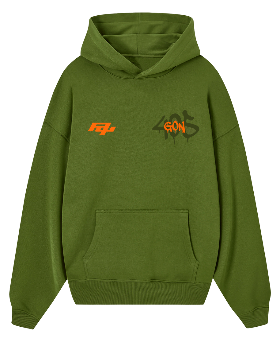 Hoodie/ Canguro Verde - GON HXH Oversize