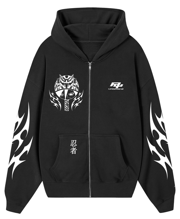 Hoodie/ canguro  Zipper Madara  Black - Naruto