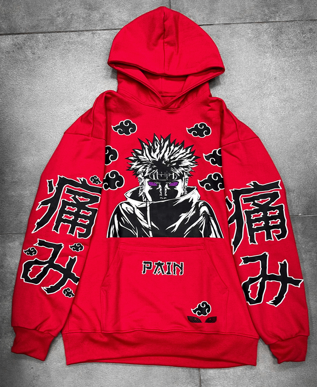Hoodie / Canguro Rojo  Pain Naruto