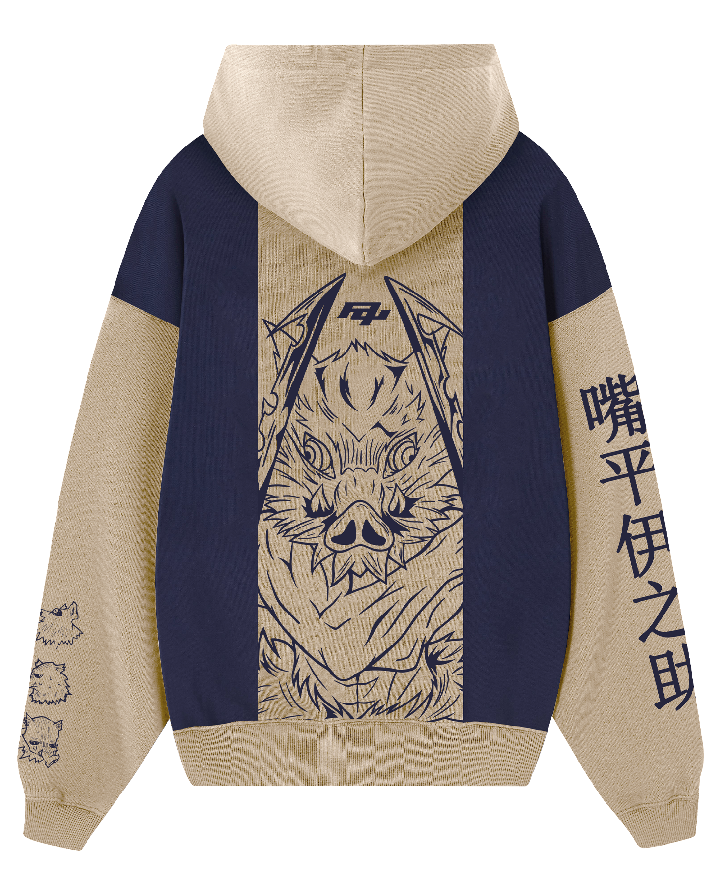 Hoodie/ Canguro Bicolor-  Inosuke