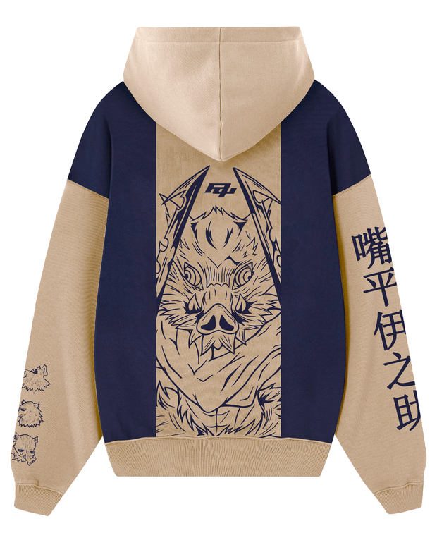 Hoodie/ Canguro Bicolor-  Inosuke