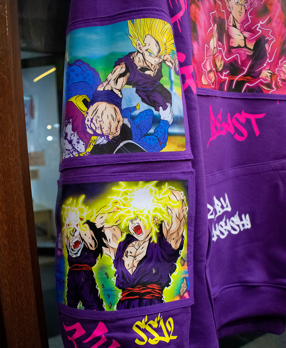 Hoodie/canguro - Gohan Best Morado - Edicion Especial