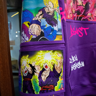 Hoodie/canguro - Gohan Best Morado - Edicion Especial