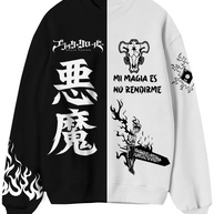 POLERON CUELLO POLO BICOLOR ASTA - BLACK CLOVER P
