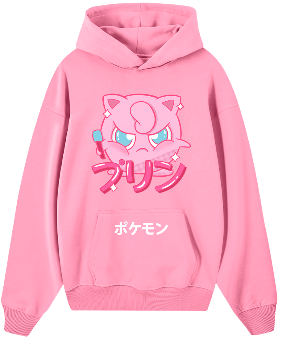 HOODIE/CANGURO ROSA JIGGLYPUFF