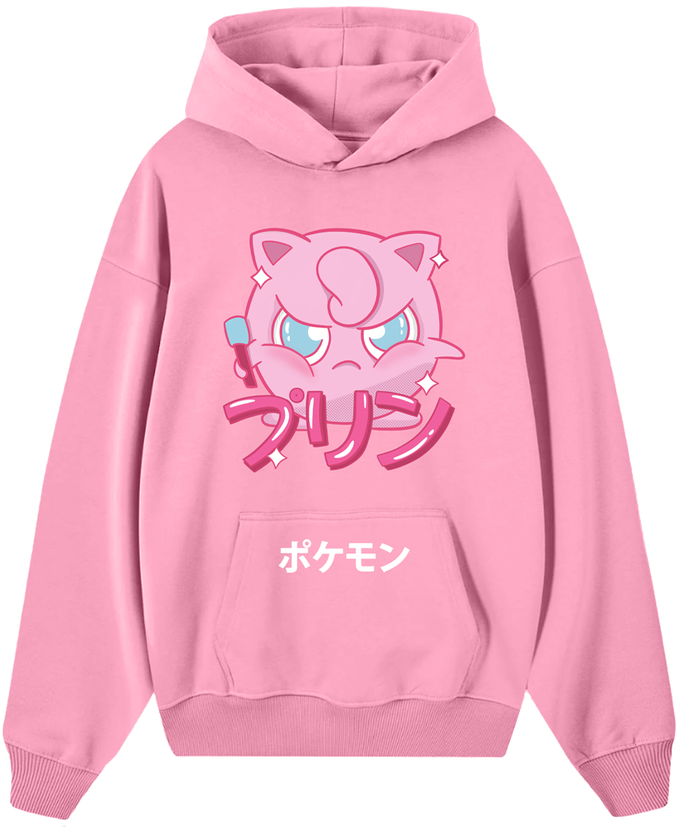 HOODIE/CANGURO ROSA JIGGLYPUFF