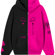 HOODIE/CANGURO ZIPPER BICOLOR HISOKA - HXH - E. LIMITADA