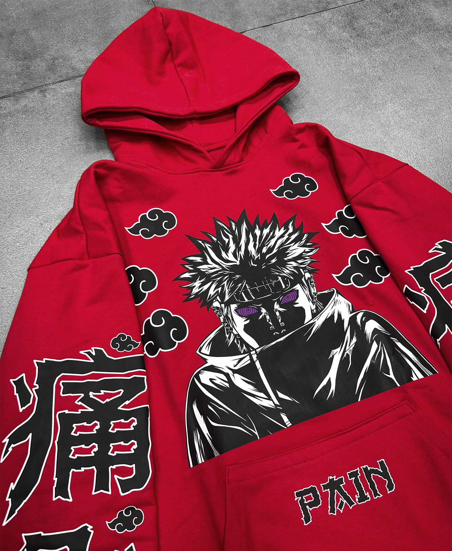 Hoodie / Canguro Rojo  Pain Naruto