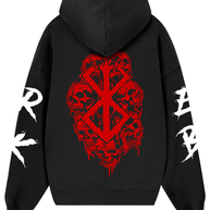 Hoodie/ Canguro Negro Berserk
