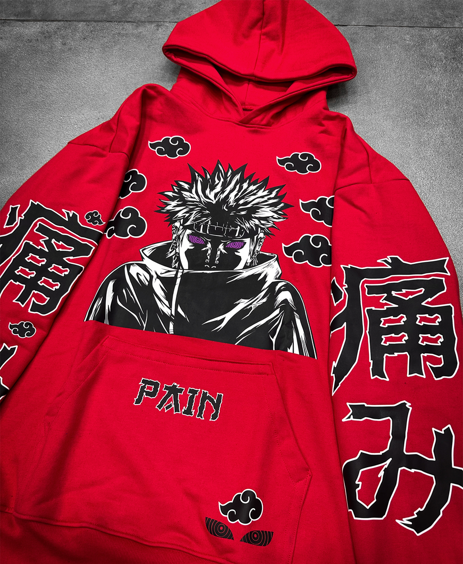 Hoodie / Canguro Rojo  Pain Naruto