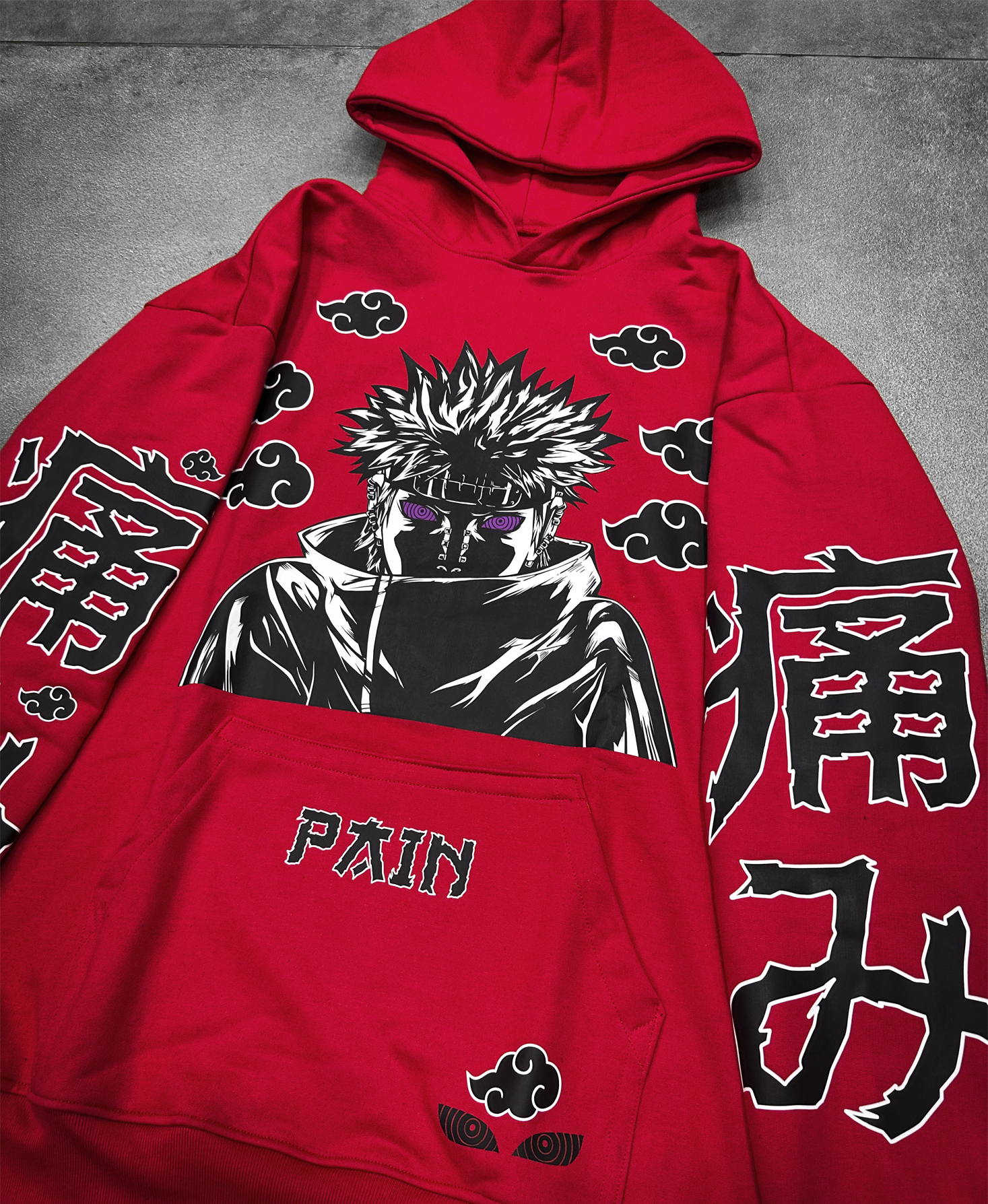 Hoodie / Canguro Rojo  Pain Naruto