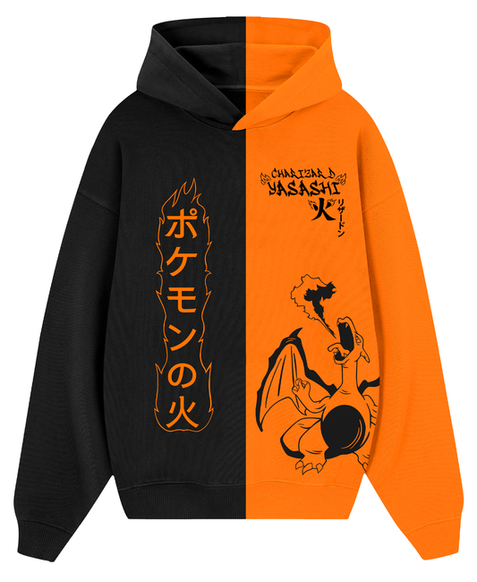 Hoodie Bicolor Flame Charizard
