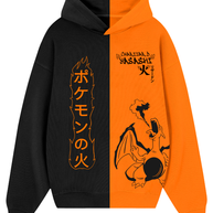 Hoodie Bicolor Flame Charizard
