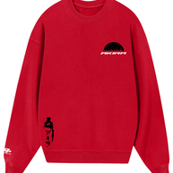 Poleron Cuello Polo Rojo - Akira