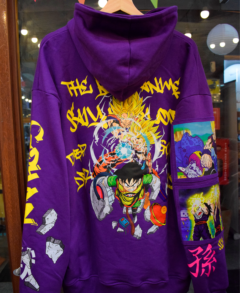 Hoodie/canguro - Gohan Best Morado - Edicion Especial