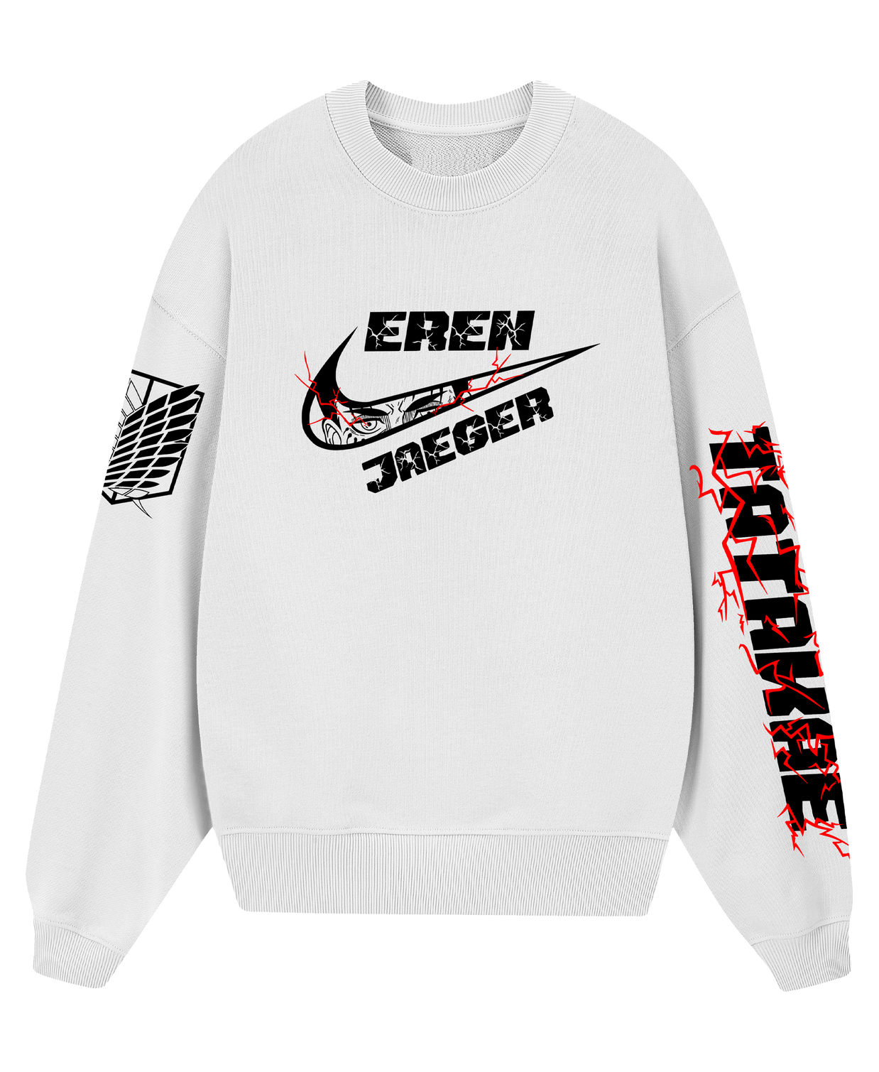 Poleron Cuello Polo Blanco - Eren Takakae