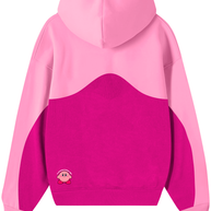 Hoodie/ Canguro Bicolor Curve Kirby Fucsia