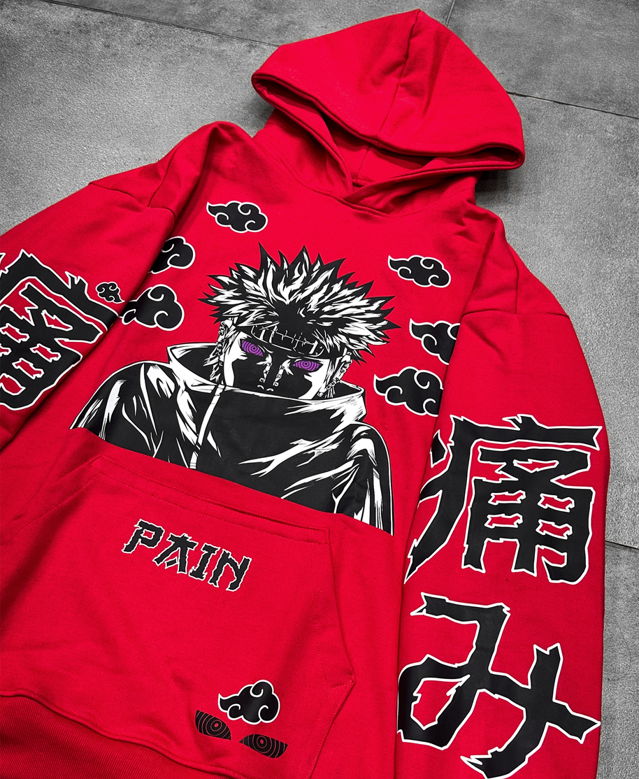 Hoodie / Canguro Rojo  Pain Naruto