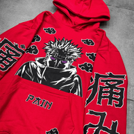 Hoodie / Canguro Rojo  Pain Naruto