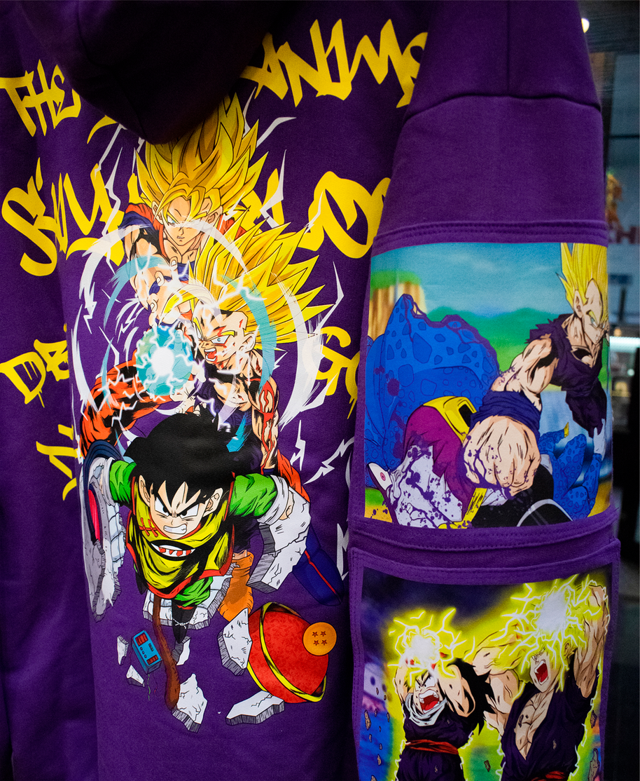 Hoodie/canguro - Gohan Best Morado - Edicion Especial