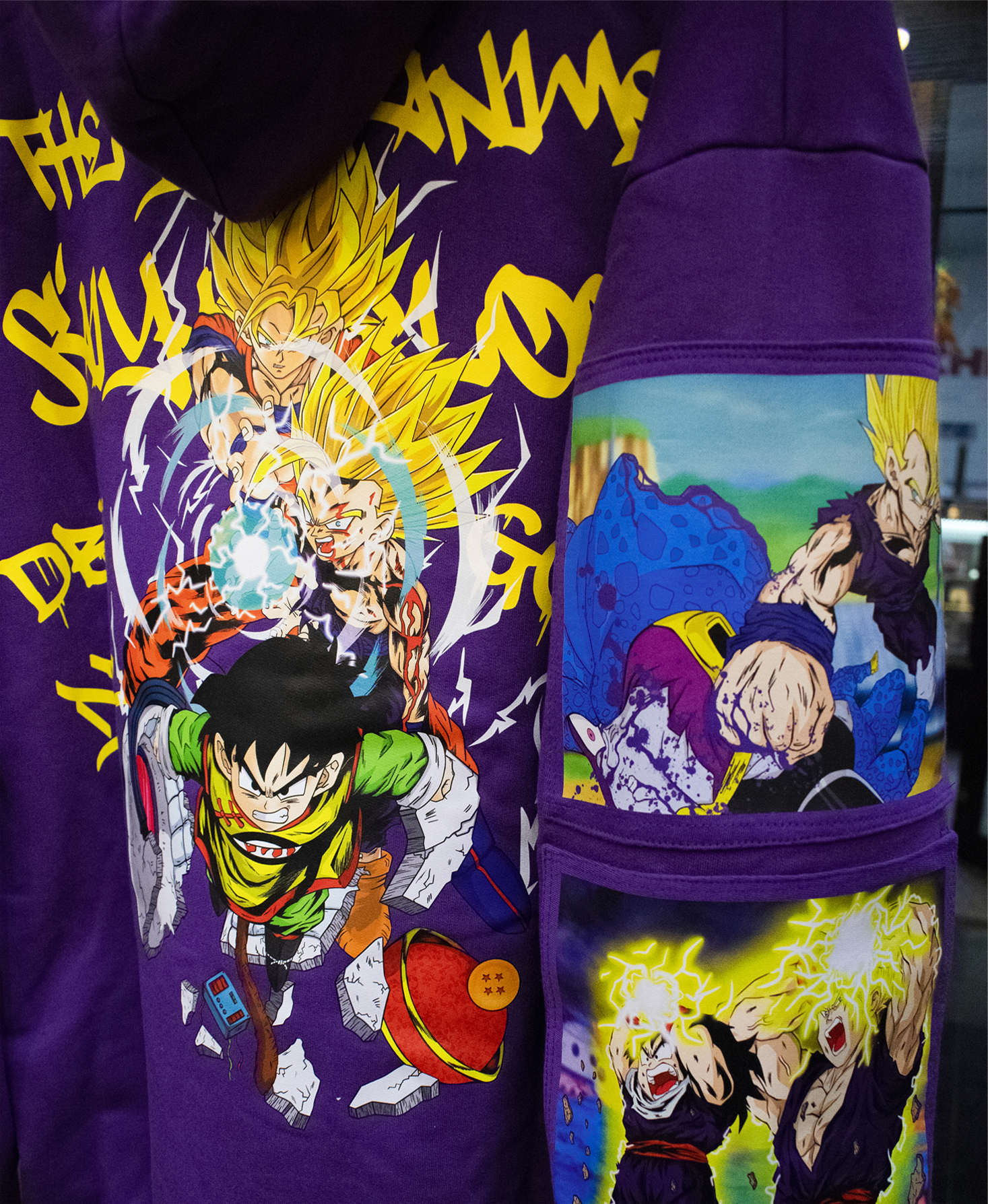 Hoodie/canguro - Gohan Best Morado - Edicion Especial